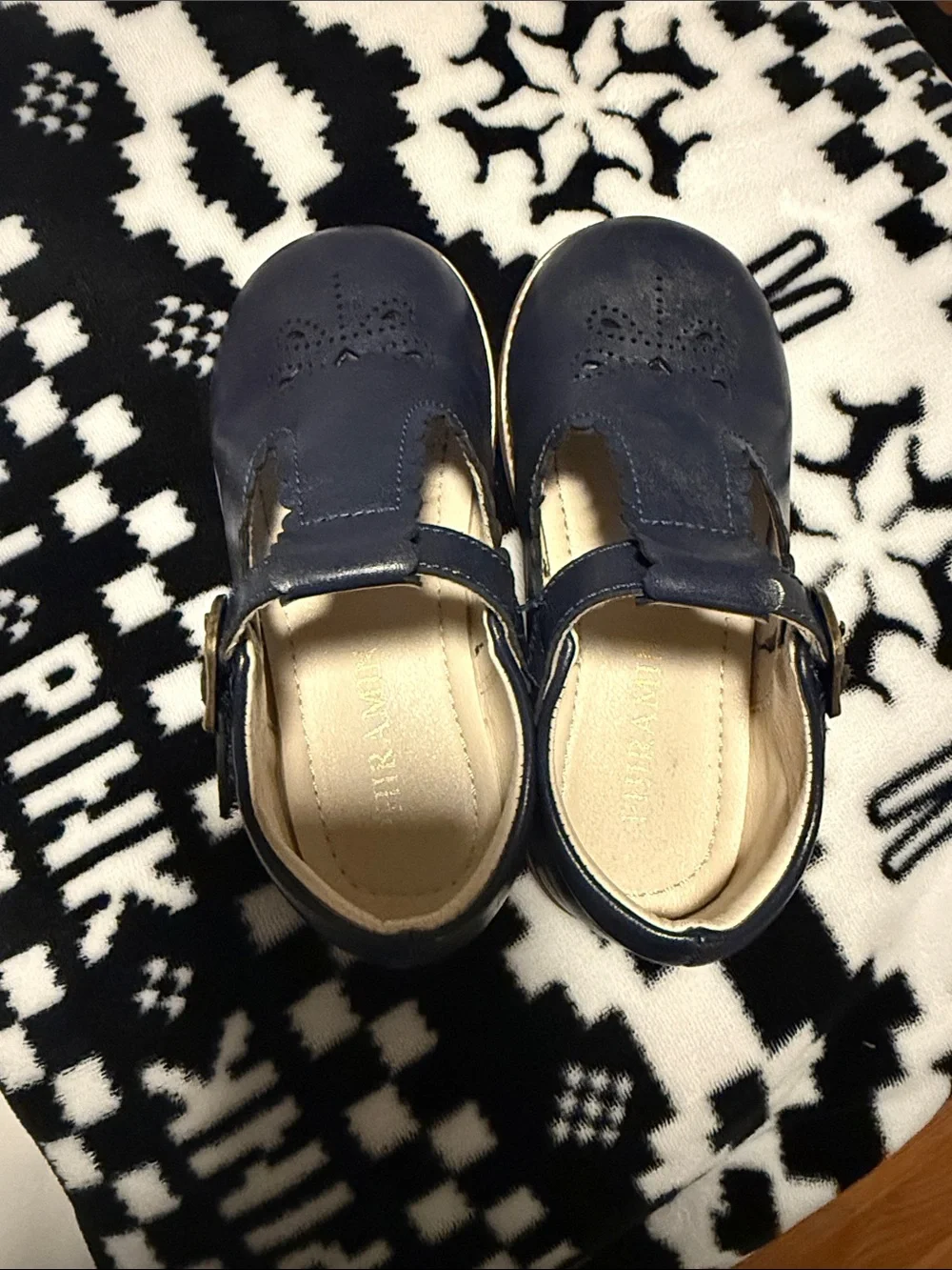 Kids Navy Blue Mary Jane Shoes - Classic Comfort